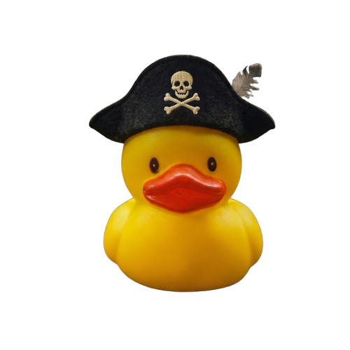 Captain Qwack — the suite mascot